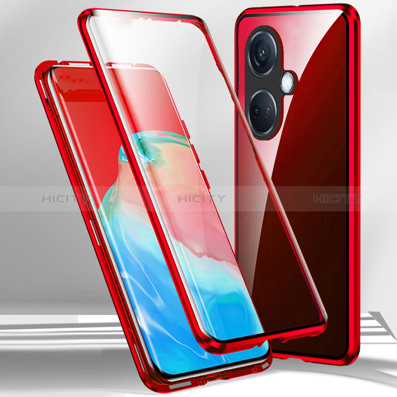 Coque Rebord Bumper Luxe Aluminum Metal Miroir 360 Degres Housse Etui Aimant pour Oppo K11 5G Plus