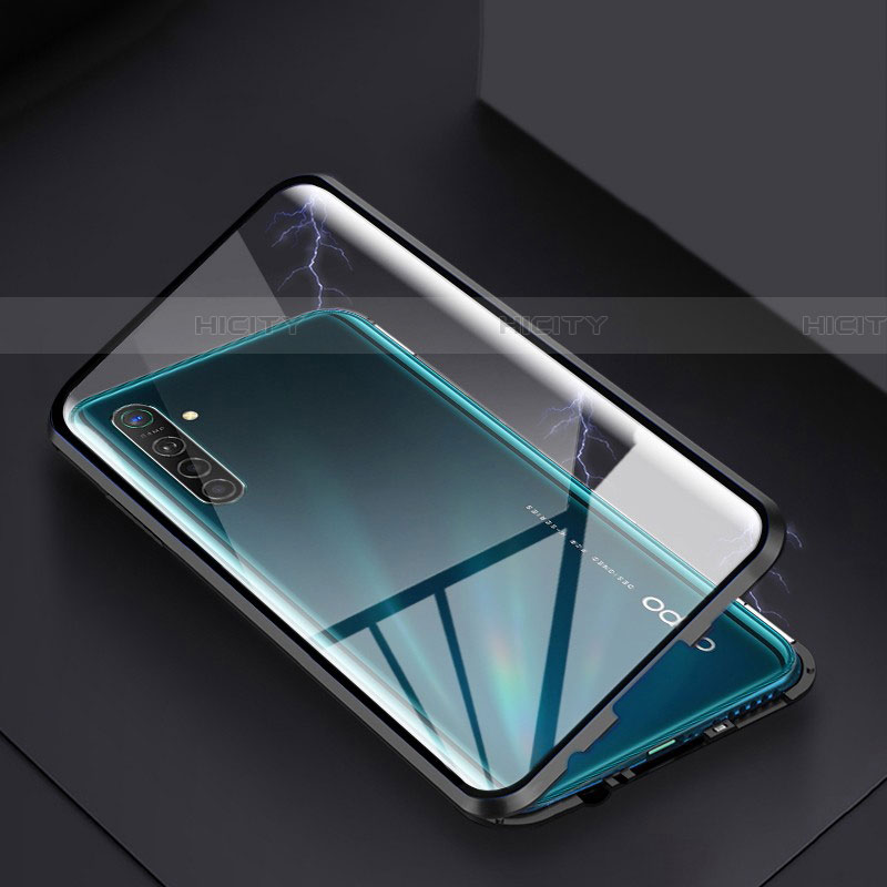 Coque Rebord Bumper Luxe Aluminum Metal Miroir 360 Degres Housse Etui Aimant pour Oppo K5 Plus