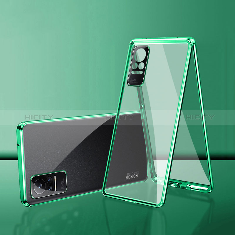 Coque Rebord Bumper Luxe Aluminum Metal Miroir 360 Degres Housse Etui Aimant pour Xiaomi Civi 1S 5G Plus