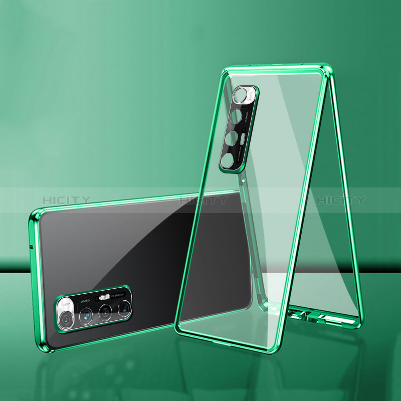 Coque Rebord Bumper Luxe Aluminum Metal Miroir 360 Degres Housse Etui Aimant pour Xiaomi Mi 10S 5G Plus