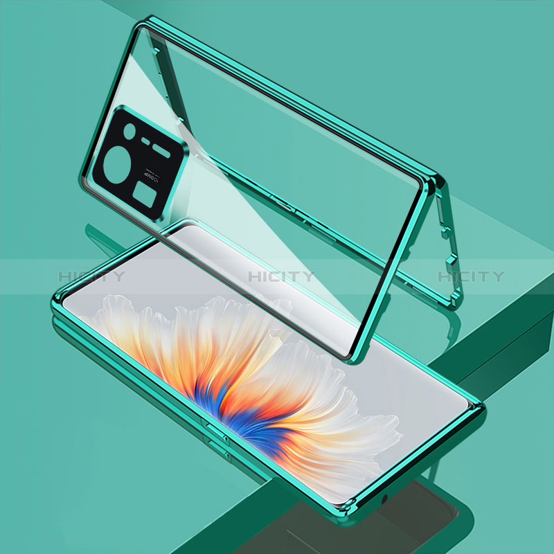 Coque Rebord Bumper Luxe Aluminum Metal Miroir 360 Degres Housse Etui Aimant pour Xiaomi Mi Mix 4 5G Plus