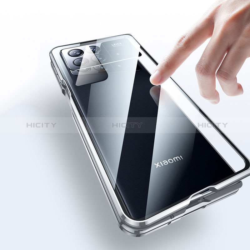 Coque Rebord Bumper Luxe Aluminum Metal Miroir 360 Degres Housse Etui Aimant pour Xiaomi Mix Fold 3 5G Plus