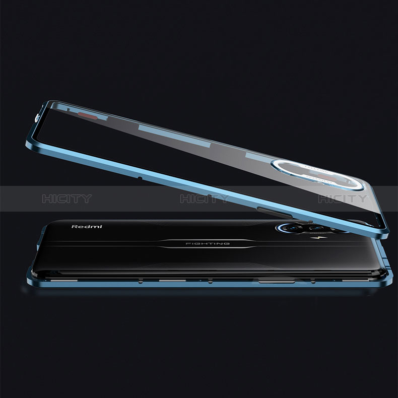 Coque Rebord Bumper Luxe Aluminum Metal Miroir 360 Degres Housse Etui Aimant pour Xiaomi Poco F3 GT 5G Plus