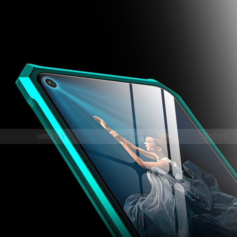 Coque Rebord Bumper Luxe Aluminum Metal Miroir 360 Degres Housse Etui Aimant T01 pour Huawei Honor 20 Pro Plus