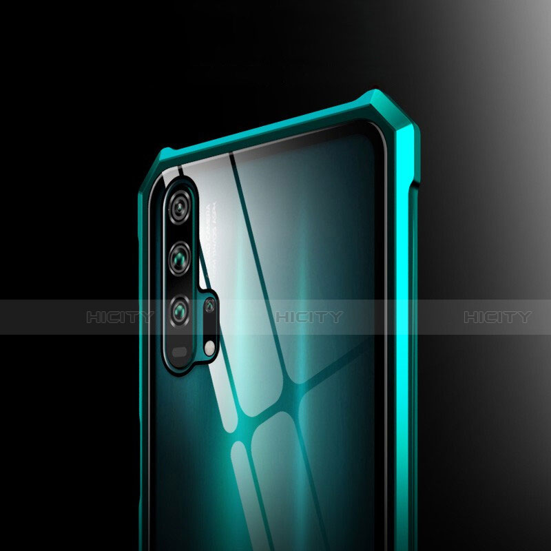 Coque Rebord Bumper Luxe Aluminum Metal Miroir 360 Degres Housse Etui Aimant T01 pour Huawei Honor 20 Pro Plus