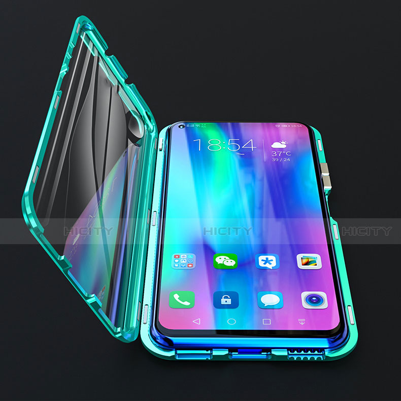 Coque Rebord Bumper Luxe Aluminum Metal Miroir 360 Degres Housse Etui Aimant T01 pour Huawei Honor 20S Plus