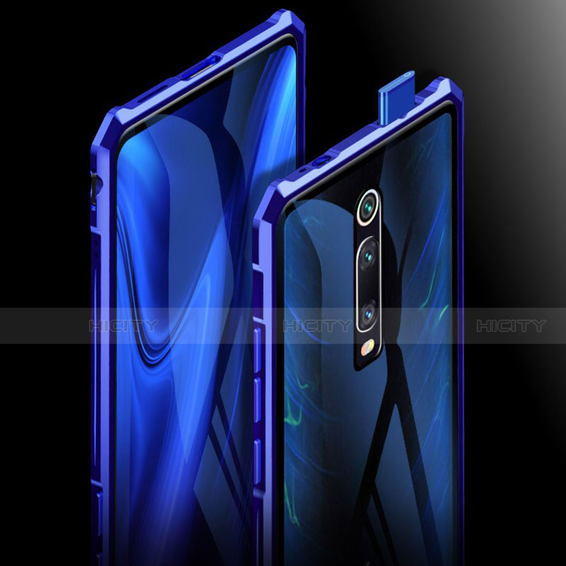 Coque Rebord Bumper Luxe Aluminum Metal Miroir 360 Degres Housse Etui Aimant T01 pour Xiaomi Mi 9T Plus