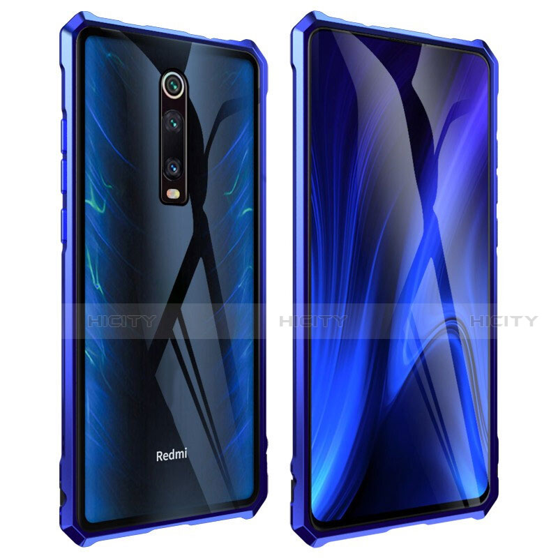 Coque Rebord Bumper Luxe Aluminum Metal Miroir 360 Degres Housse Etui Aimant T01 pour Xiaomi Mi 9T Pro Plus