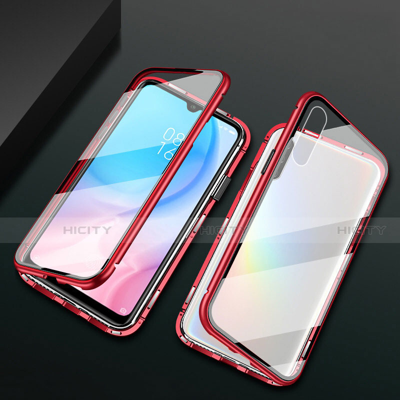 Coque Rebord Bumper Luxe Aluminum Metal Miroir 360 Degres Housse Etui Aimant T01 pour Xiaomi Mi A3 Plus