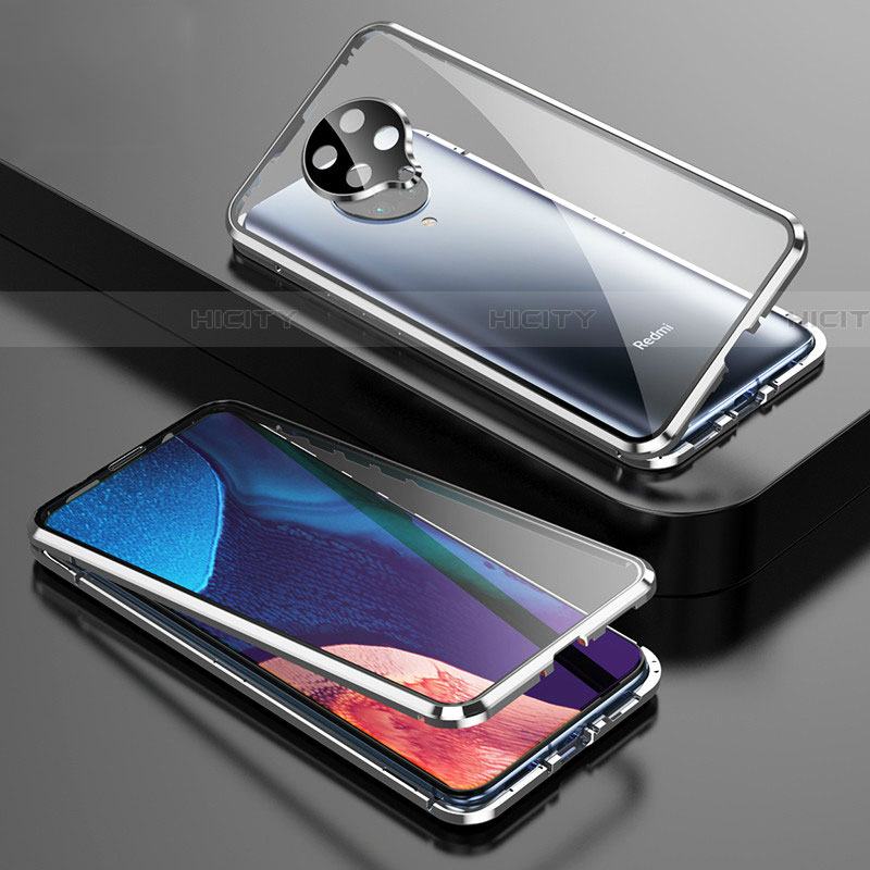 Coque Rebord Bumper Luxe Aluminum Metal Miroir 360 Degres Housse Etui Aimant T01 pour Xiaomi Redmi K30 Pro 5G Plus