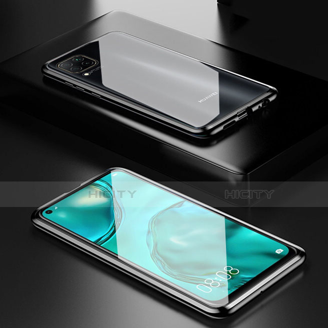 Coque Rebord Bumper Luxe Aluminum Metal Miroir 360 Degres Housse Etui Aimant T02 pour Huawei Nova 6 SE Plus