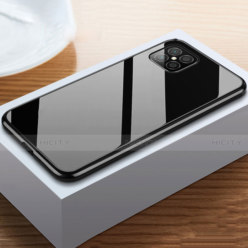 Coque Rebord Bumper Luxe Aluminum Metal Miroir 360 Degres Housse Etui Aimant T02 pour Huawei Nova 8 SE 5G Plus