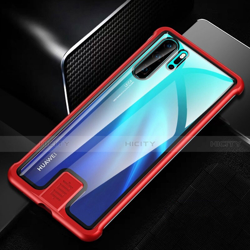 Coque Rebord Bumper Luxe Aluminum Metal Miroir 360 Degres Housse Etui Aimant T04 pour Huawei P30 Pro New Edition Plus