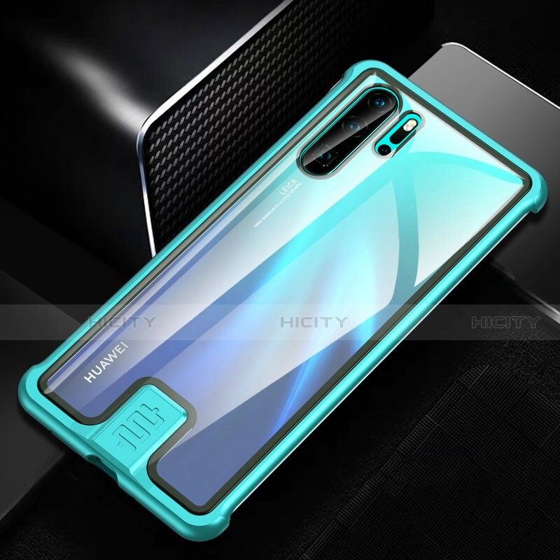 Coque Rebord Bumper Luxe Aluminum Metal Miroir 360 Degres Housse Etui Aimant T04 pour Huawei P30 Pro New Edition Plus