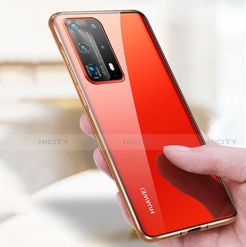 Coque Rebord Bumper Luxe Aluminum Metal Miroir 360 Degres Housse Etui Aimant T05 pour Huawei P40 Pro+ Plus Plus