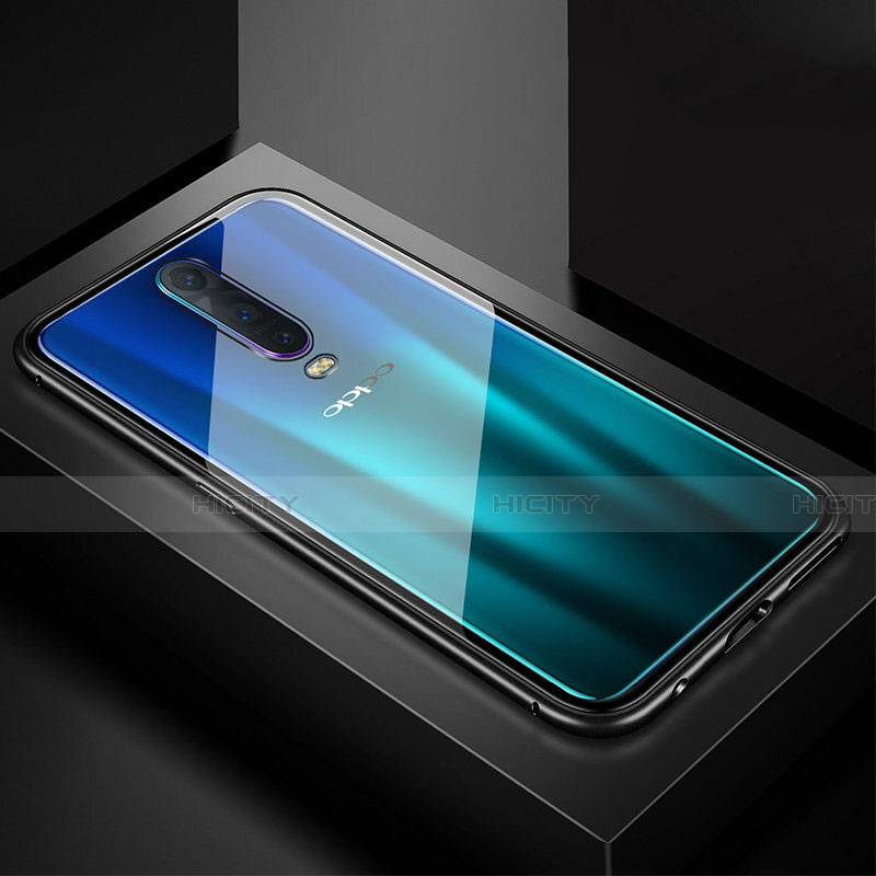 Coque Rebord Bumper Luxe Aluminum Metal Miroir 360 Degres Housse Etui Aimant T05 pour Oppo R17 Pro Plus