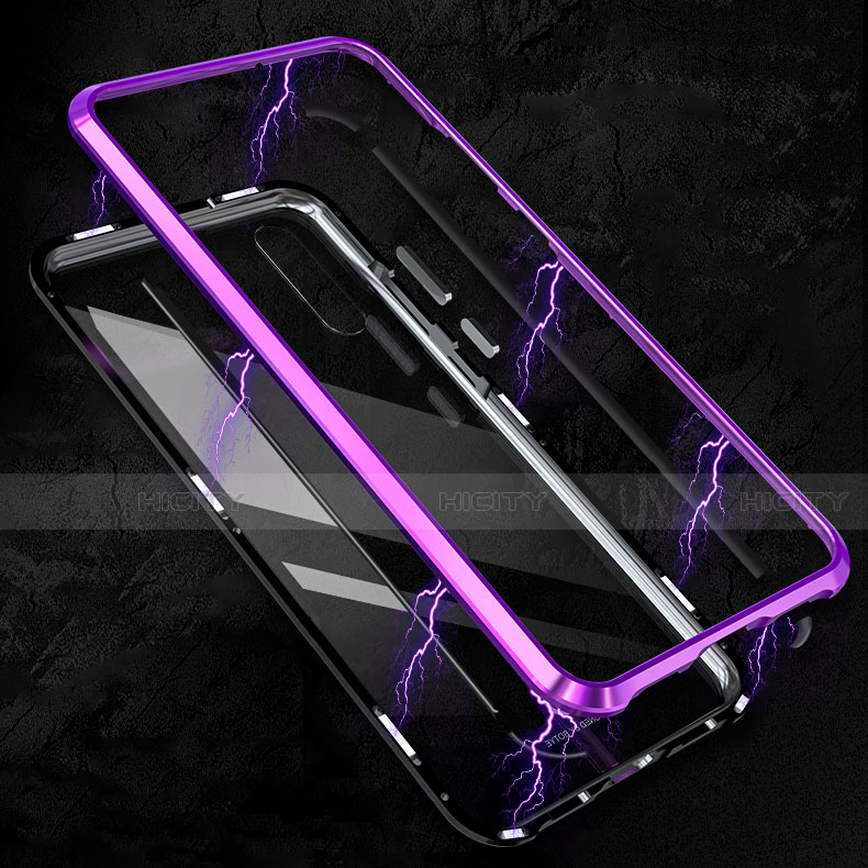 Coque Rebord Bumper Luxe Aluminum Metal Miroir 360 Degres Housse Etui M01 pour Huawei P20 Pro Plus