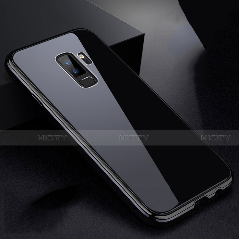 Coque Rebord Bumper Luxe Aluminum Metal Miroir 360 Degres Housse Etui M01 pour Samsung Galaxy S9 Plus Plus