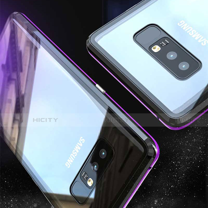 Coque Rebord Bumper Luxe Aluminum Metal Miroir 360 Degres Housse Etui pour Samsung Galaxy Note 8 Duos N950F Plus