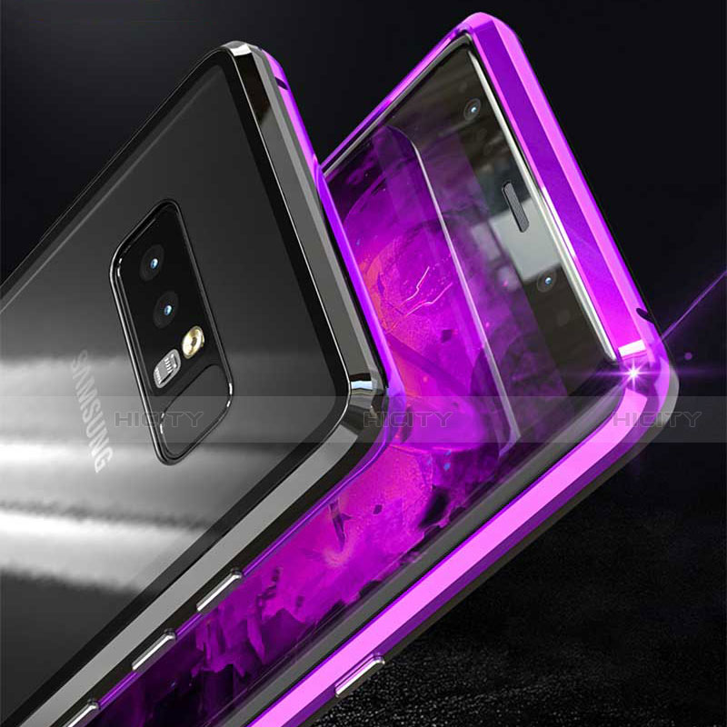 Coque Rebord Bumper Luxe Aluminum Metal Miroir 360 Degres Housse Etui pour Samsung Galaxy Note 8 Plus