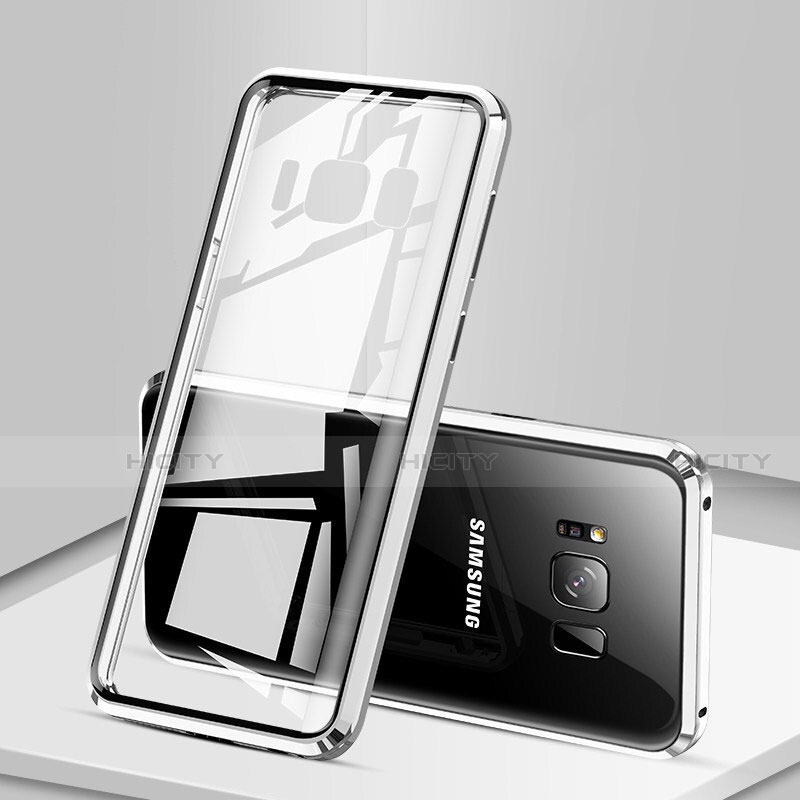 Coque Rebord Bumper Luxe Aluminum Metal Miroir 360 Degres Housse Etui pour Samsung Galaxy S8 Plus