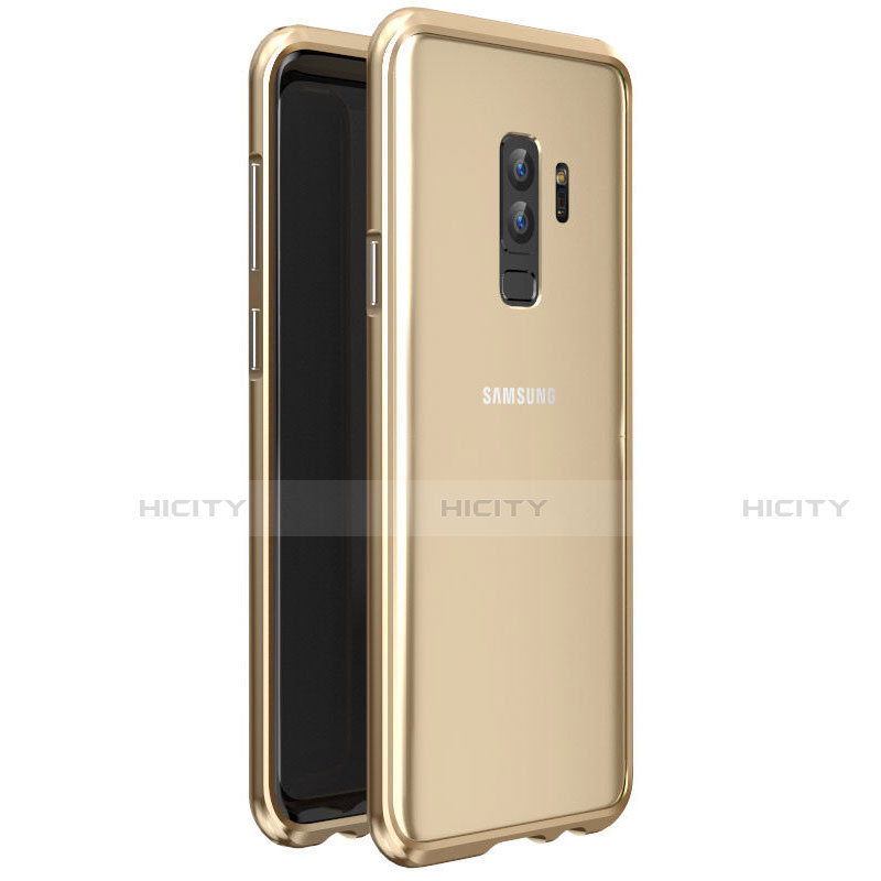 Coque Rebord Bumper Luxe Aluminum Metal Miroir 360 Degres Housse Etui pour Samsung Galaxy S9 Plus Plus