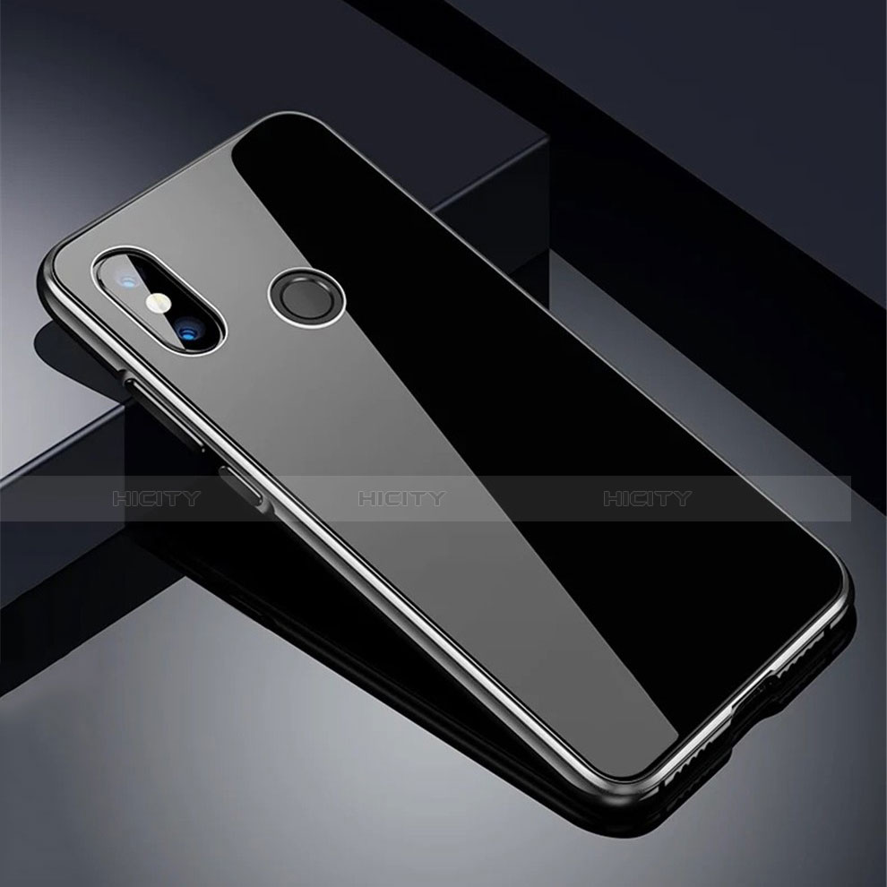 Coque Rebord Bumper Luxe Aluminum Metal Miroir 360 Degres Housse Etui pour Xiaomi Mi 8 Plus