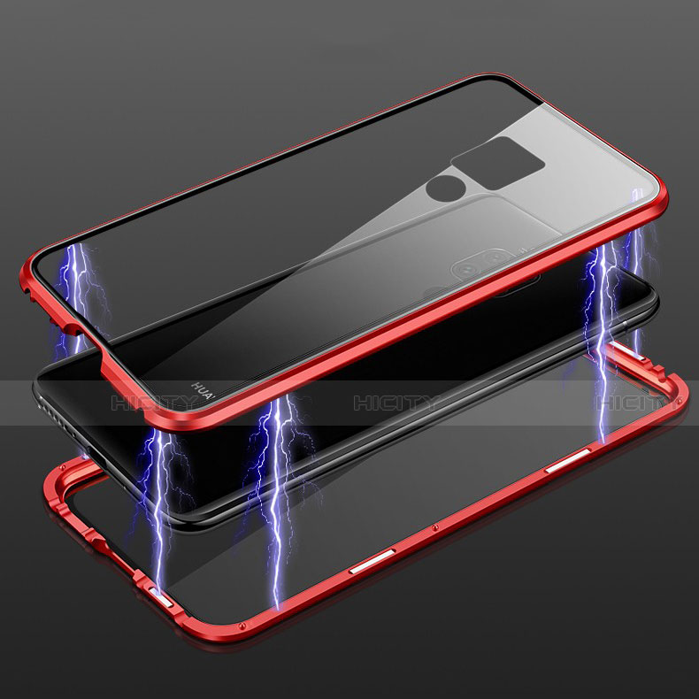 Coque Rebord Bumper Luxe Aluminum Metal Miroir Housse Etui M01 pour Huawei Mate 20 Plus