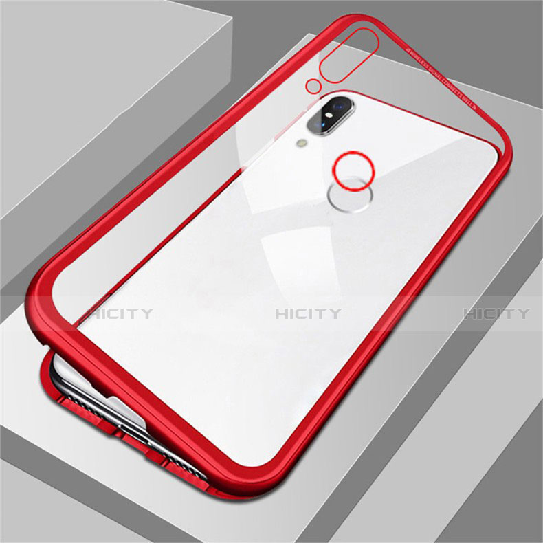 Coque Rebord Bumper Luxe Aluminum Metal Miroir Housse Etui pour Huawei Honor View 10 Lite Rouge Plus