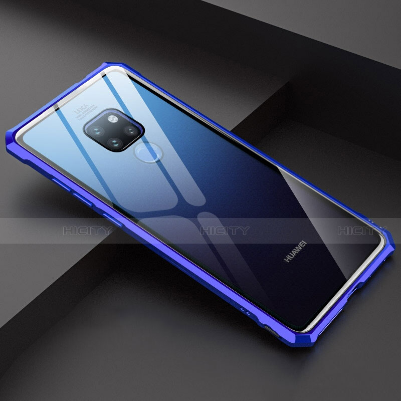 Coque Rebord Bumper Luxe Aluminum Metal Miroir Housse Etui pour Huawei Mate 20 Plus