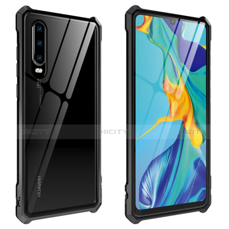 Coque Rebord Bumper Luxe Aluminum Metal Miroir Housse Etui pour Huawei P30 Plus