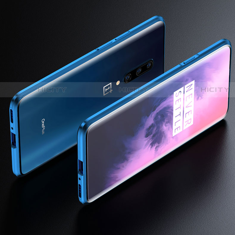 Coque Rebord Bumper Luxe Aluminum Metal Miroir Housse Etui pour OnePlus 7 Pro Plus