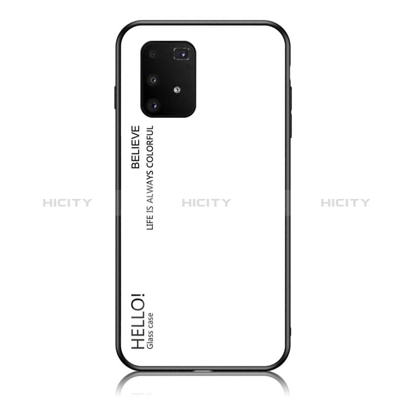 Coque Rebord Contour Silicone et Vitre Miroir Housse Etui Degrade Arc en Ciel LS1 pour Samsung Galaxy S10 Lite Plus