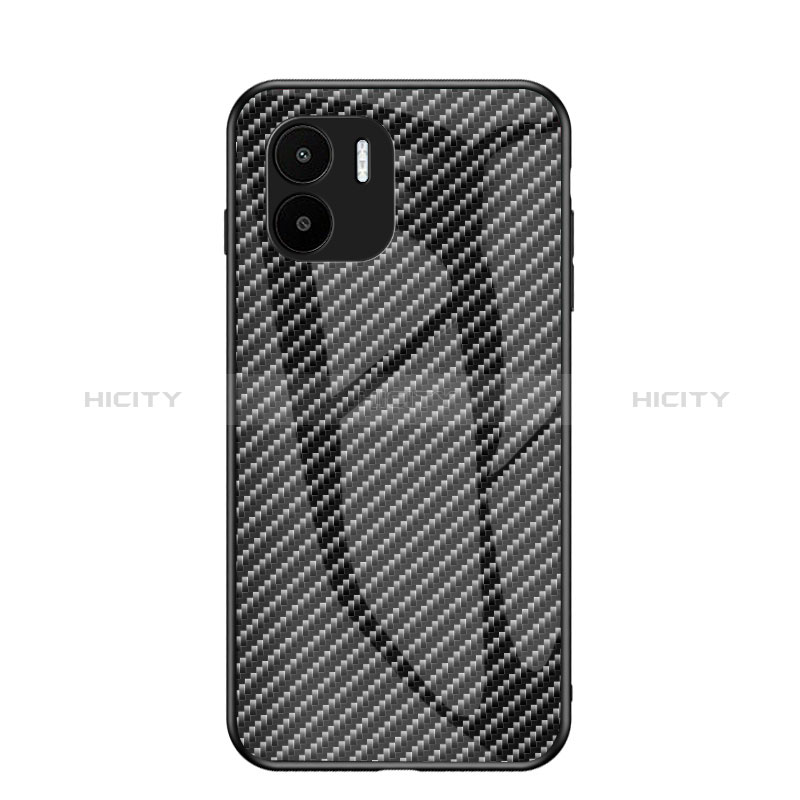 Coque Rebord Contour Silicone et Vitre Miroir Housse Etui Degrade Arc en Ciel LS2 pour Xiaomi Poco C50 Plus