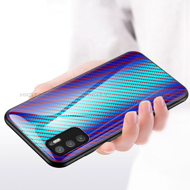 Coque Rebord Contour Silicone et Vitre Miroir Housse Etui Degrade Arc en Ciel LS2 pour Xiaomi Redmi Note 11 SE 5G Plus