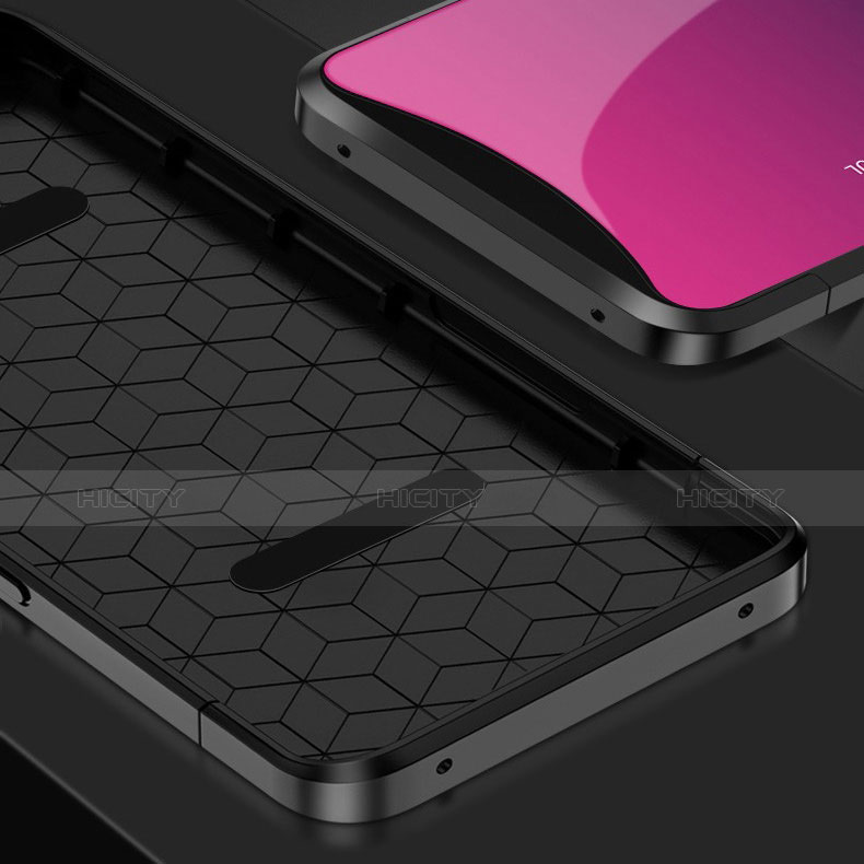 Coque Rebord Contour Silicone et Vitre Miroir Housse Etui Degrade Arc en Ciel pour Oppo Find X Plus