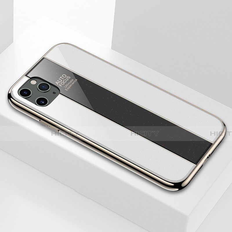Coque Rebord Contour Silicone et Vitre Miroir Housse Etui F01 pour Apple iPhone 11 Pro Max Plus