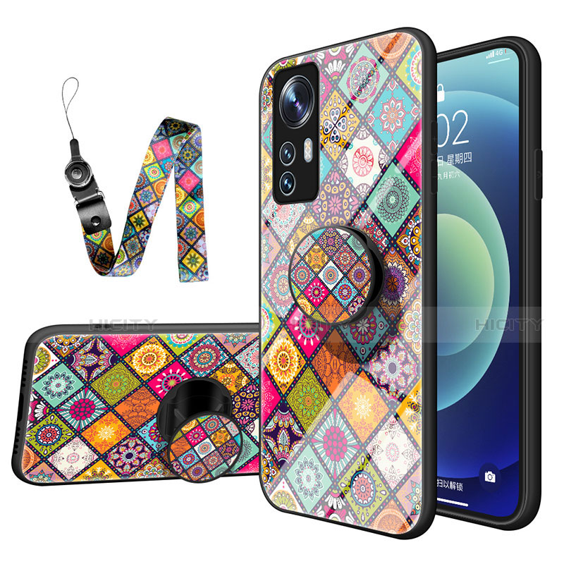 Coque Rebord Contour Silicone et Vitre Miroir Housse Etui M01 pour Xiaomi Mi 12 5G Plus