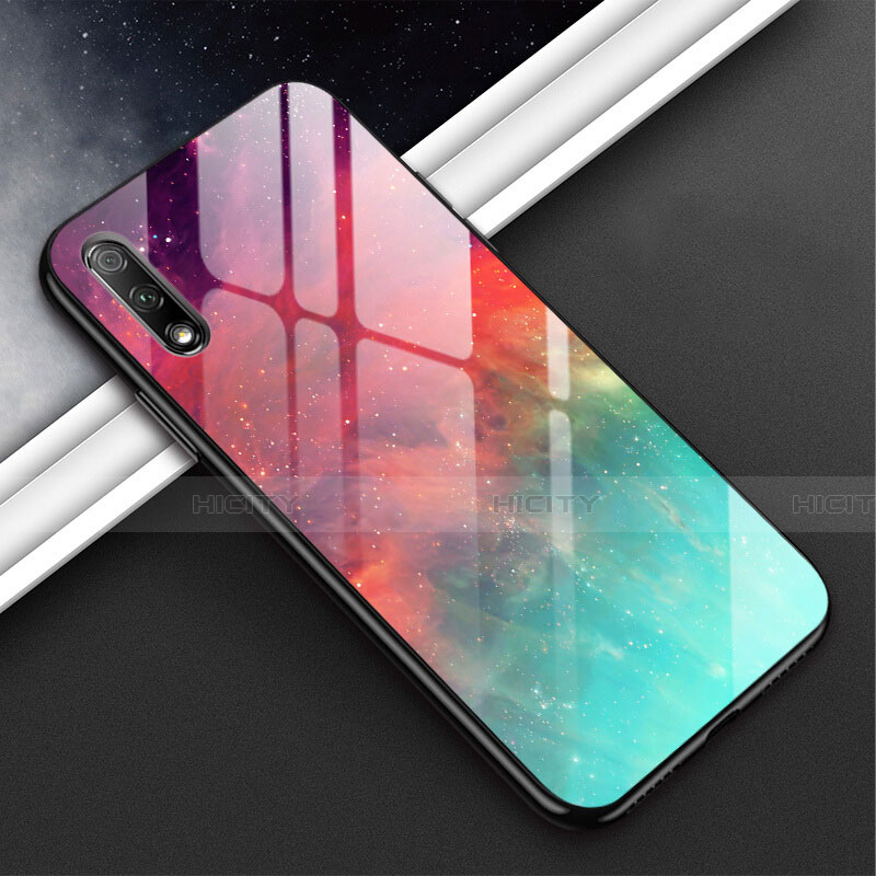 Coque Rebord Contour Silicone et Vitre Miroir Housse Etui M02 pour Huawei P Smart Z (2019) Plus