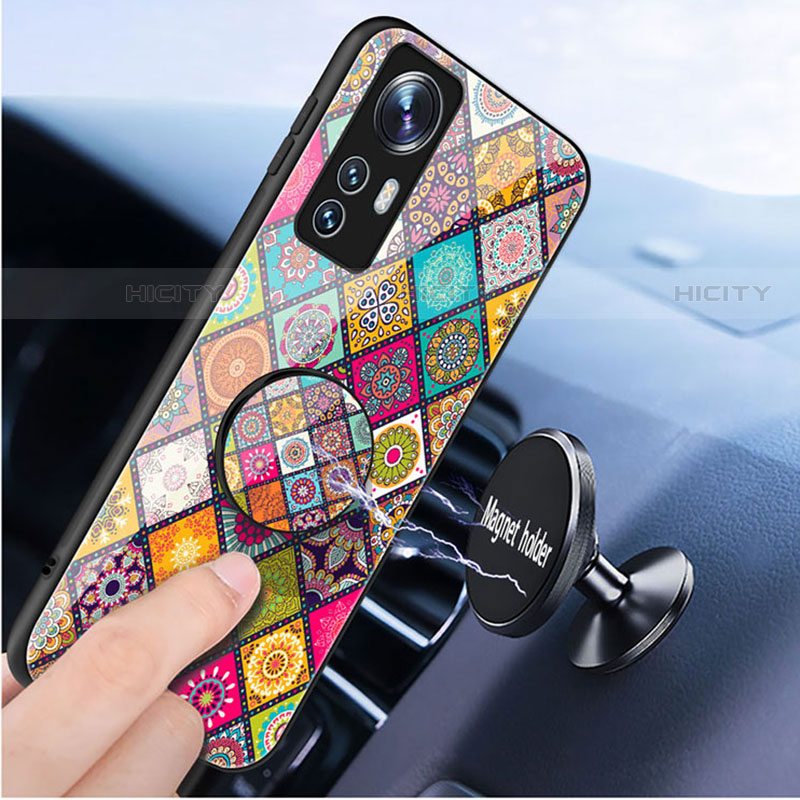 Coque Rebord Contour Silicone et Vitre Miroir Housse Etui M02 pour Xiaomi Mi 12 Pro 5G Plus