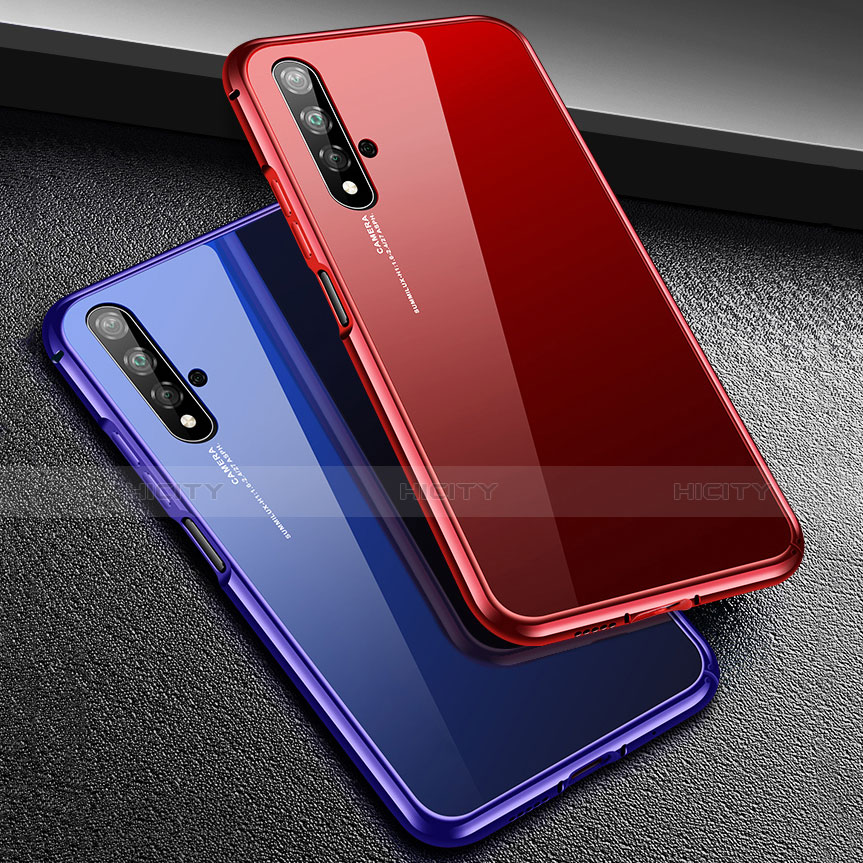 Coque Rebord Contour Silicone et Vitre Miroir Housse Etui pour Huawei Honor 20S Plus