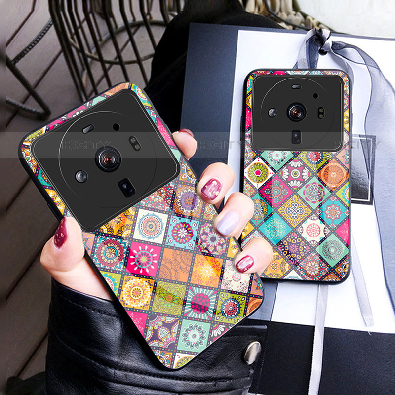 Coque Rebord Contour Silicone et Vitre Miroir Housse Etui pour Xiaomi Mi 12 Ultra 5G Plus
