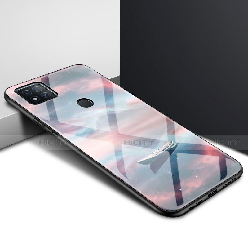 Coque Rebord Contour Silicone et Vitre Miroir Housse Etui pour Xiaomi Redmi 9 India Plus