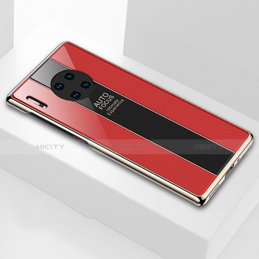 Coque Rebord Contour Silicone et Vitre Miroir Housse Etui T01 pour Huawei Mate 30 Plus