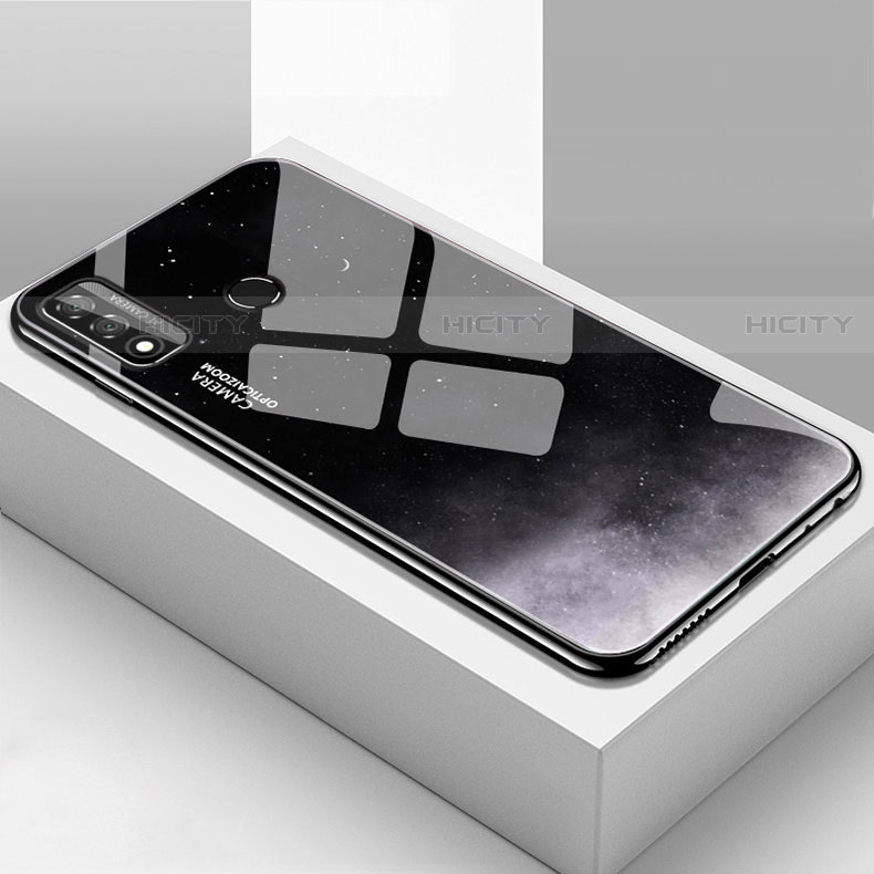 Coque Rebord Contour Silicone et Vitre Miroir Housse Etui T01 pour Huawei P Smart (2020) Plus