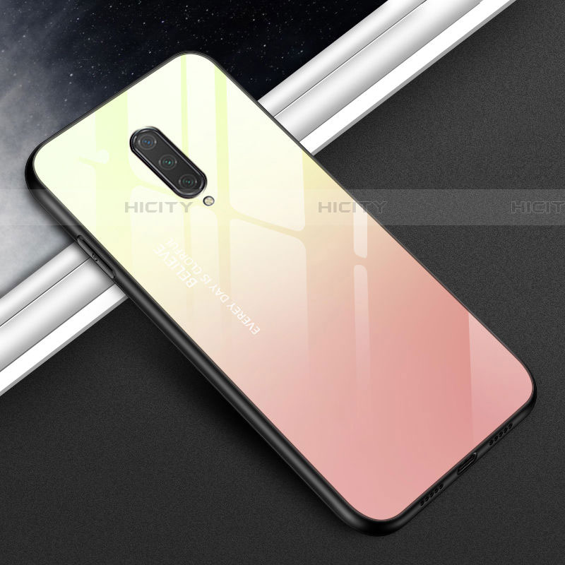 Coque Rebord Contour Silicone et Vitre Miroir Housse Etui T01 pour OnePlus 8 Plus