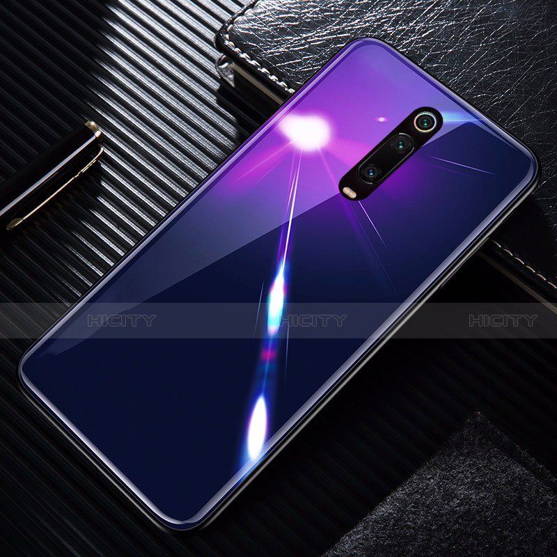 Coque Rebord Contour Silicone et Vitre Miroir Housse Etui T01 pour Xiaomi Mi 9T Plus