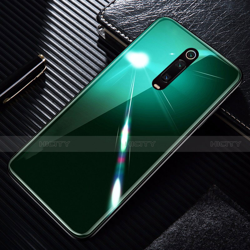 Coque Rebord Contour Silicone et Vitre Miroir Housse Etui T01 pour Xiaomi Mi 9T Plus