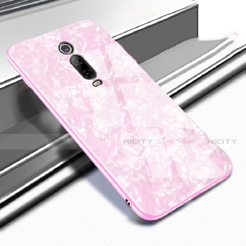 Coque Rebord Contour Silicone et Vitre Miroir Housse Etui T04 pour Xiaomi Mi 9T Pro Plus