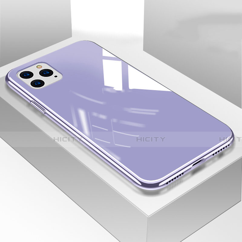 Coque Rebord Contour Silicone et Vitre Miroir Housse Etui T05 pour Apple iPhone 11 Pro Plus